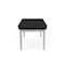 Lesro Lenox Steel 2 Seat Bench, Black Seat, Black Back, 45 W 21 L 18.5 H, Linette Vinyl Seat LS2001 - alternate 3